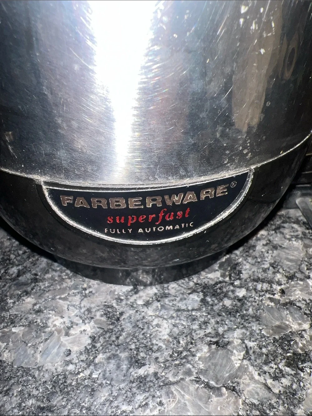 FARBERWARE Superfast 10 cup Stainless Steel Electric Coffee Percolator - Silver